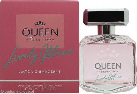 ANTONIO BANDERAS QUEEN LIVELY MUSE EDT 50ML - Perfumes e Joias